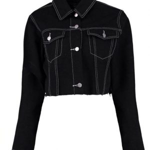 Alternative view of 13 Reasons Why Alisha Boe Black Denim Jacket