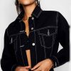 13 Reasons Why Alisha Boe Black Denim Jacket