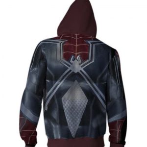 Alternative view of Spider-Man Scarlet Hoodie