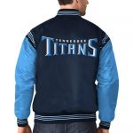 Alternative view of Tennessee Titans Varsity Blue Bomber Jacket
