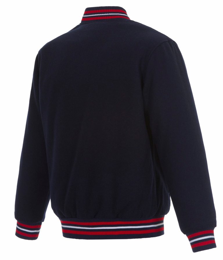 Varsity Tennessee Titans Navy Blue Wool Jacket - Image 2