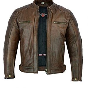 Alternative view of Leather Motorbike Motorcycle Jacket With Genuine CE Protective Biker Armour
