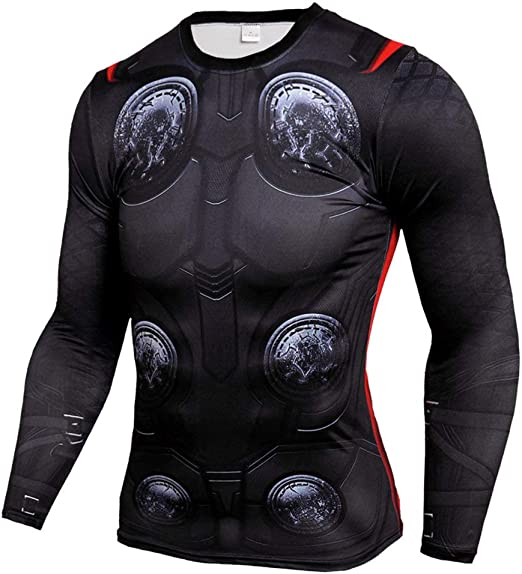 Infinity War Thor Rash Guard Shirt - Image 3