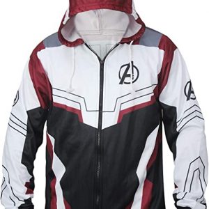 Alternative view of Avengers Endgame Quantum Realm Unisex Superheroes Fleece Hoodie