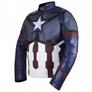 Avengers Endgame Chris Evans Captain America Leather Jacket