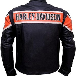Alternative view of Harley Davidson Biker Leather Jacket Victoria Lane Style Motocycle