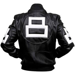 Alternative view of 8 Ball Bomber Style Leather jacket