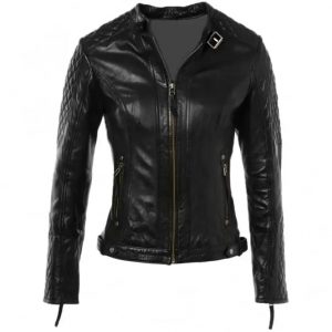 Alternative view of American Skull Bikers Leather Jacket
