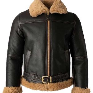 B3 Bomber Battle Shearling Jacket