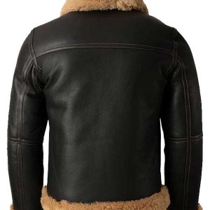 Alternative view of B3 Bomber Battle Shearling Jacket