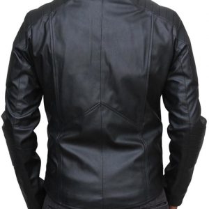 Alternative view of Batman Justice League Black Leather Jacket Costume