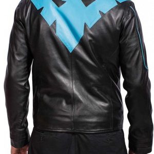 Alternative view of Batman Arkham Knight Nightwing Leather Costume Jacket