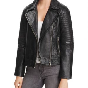 Alternative view of Kelly Reilly Yellow-stone S4 Beth Black Leather Jacket