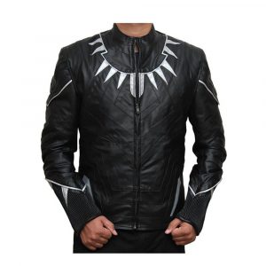 Black Panther Avengers: Infinity War Leather Jacket