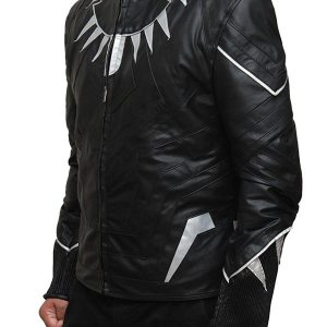 Alternative view of Black Panther Avengers: Infinity War Leather Jacket