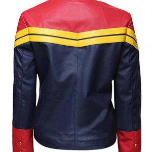 Alternative view of Avengers Captain Marvel Carol Danvers Leather Jacket