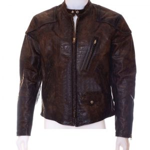 Alternative view of Eddie Brock Venom Brown Jacket