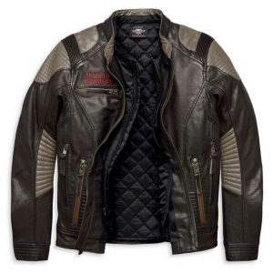 Alternative view of Men’s Harley Davidson Exhort Leather Motorcycle Jacket