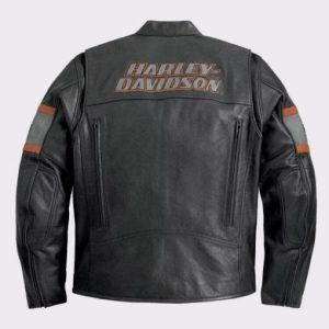 Alternative view of Harley Davidson HD1 Black Biker Jacket