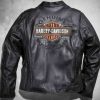 Harley Davidson Bike Riding Black Jacket