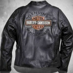Harley Davidson Bike Riding Black Jacket