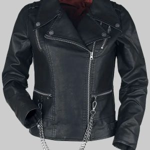 Alternative view of Stranger Things 4 Hellfire Club Biker Jacket