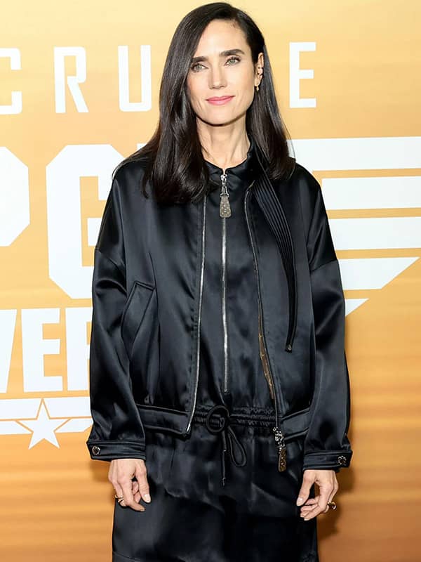 Top Gun Maverick 2022 Jennifer Connelly Black Jacket