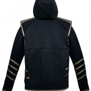 Alternative view of Avengers Endgame Hawkeye Black Hoodie