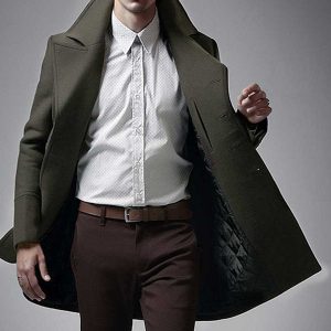 Alternative view of Justice League Aquaman Trench Coat