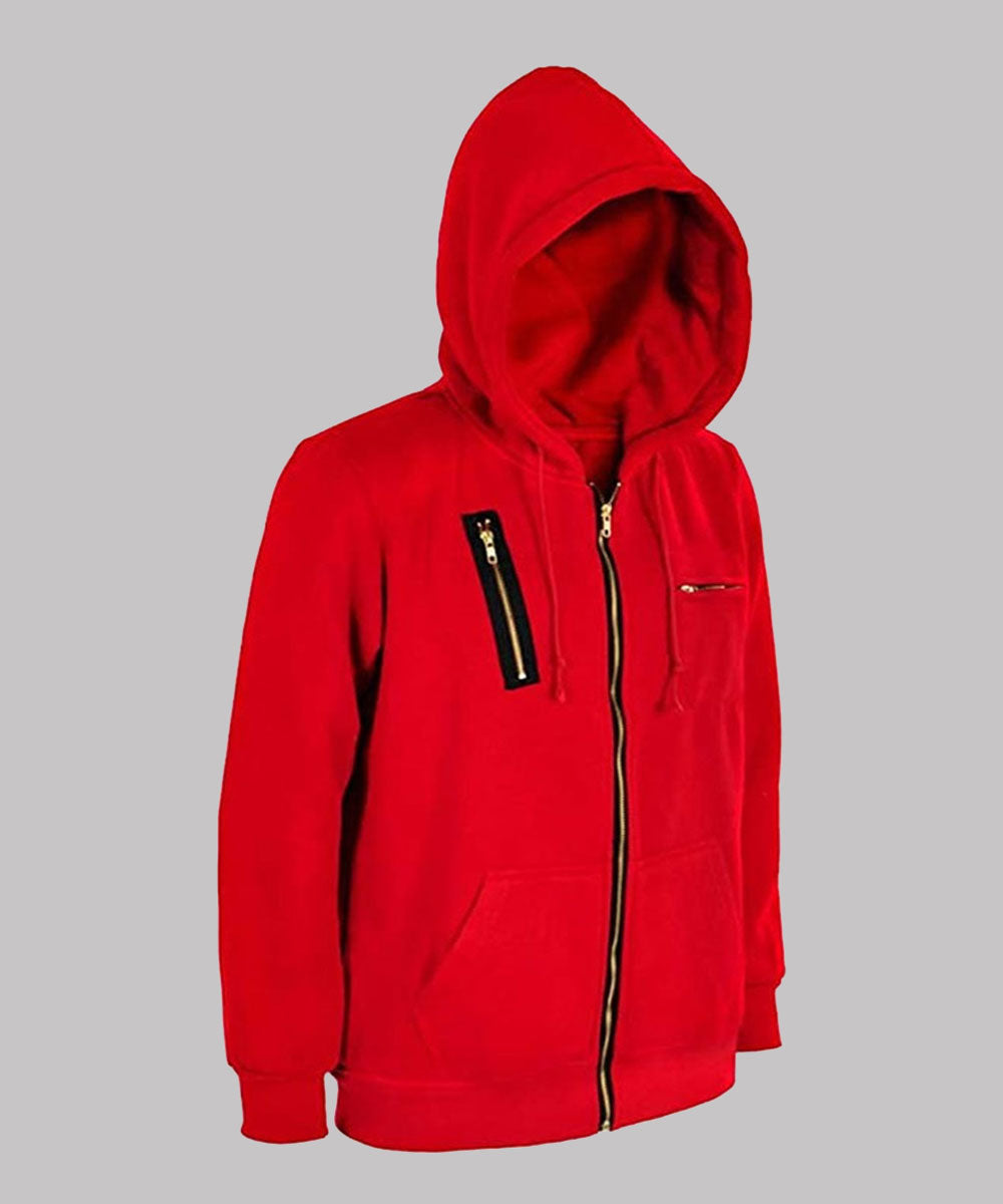 La Casa De Papel Money Heist Hoodie Jacket - Image 2