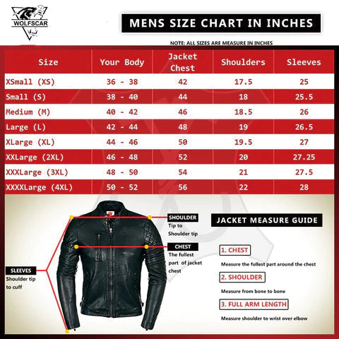 Men’s Black Biker Slim Fit Leather Jacket - Image 3