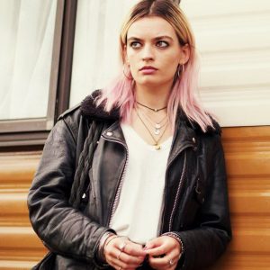 Sex Education Maeve Wiley Black Jacket