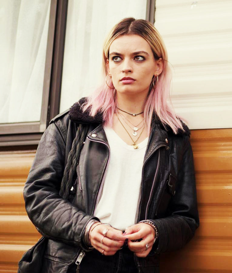 Sex Education Maeve Wiley Black Jacket