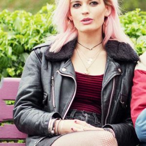 Alternative view of Sex Education Maeve Wiley Black Jacket