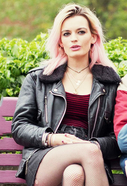 Sex Education Maeve Wiley Black Jacket - Image 2