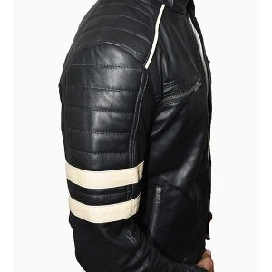 Alternative view of Good Will Hunting Matt Damon Black Leather Jacket