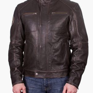 Alternative view of Men's Leather Biker Rocker Jacket