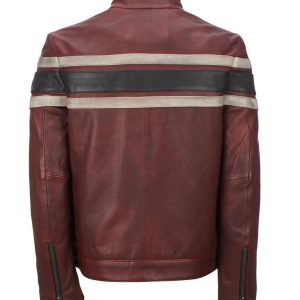 Alternative view of Men's Retro Red Waxed Vintage Jacket