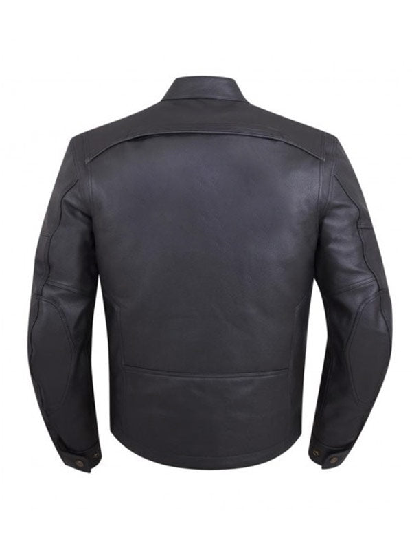Leather Motorcycle Jacket For Mens - Image 2