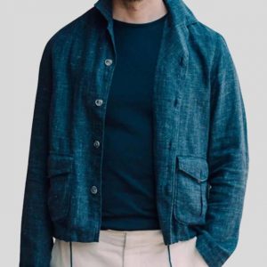 Alternative view of No Time To Die James Bond Blue Jacket