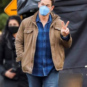 Suicide Squad John Cena Brown Cotton Jacket