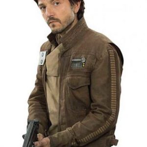 Alternative view of Star Wars Story Cassian Andor Brown Jacket