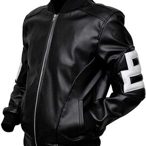 8 Ball Bomber Style Leather jacket
