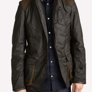 Copy of Casino Royale Daniel Craig Brown Leather Jacket James Bond