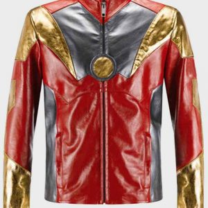 Spider-Man Homecoming Tony Stark Multicolor Leather Jacket