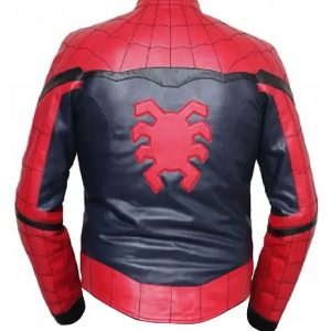 Alternative view of Spiderman Homecoming Leather Jacket