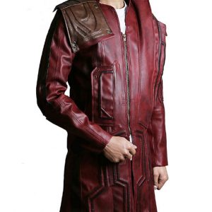 Alternative view of Star Lord Guardians Of The Galaxy 2 Coat