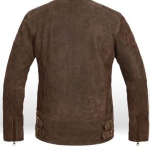 Alternative view of Captain America Civil War Chris Evans Brown Leather Jacket