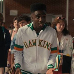 Stranger Things Lucas Sinclair Hawkins Fleece Jacket