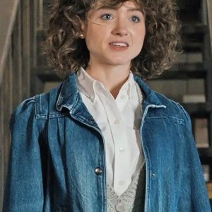 Alternative view of Stranger Things S04 Natalia Dyer Denim Jacket